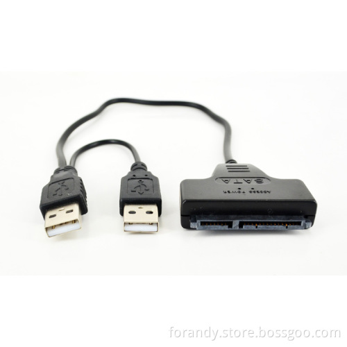USB 2.0 to SATA 22pin Adapter Communication Cables for 2.5inch PP Box